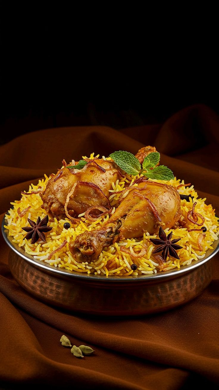 Awadhi Chicken Biryani