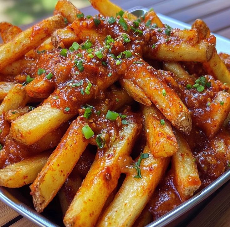 Chili Garlic Fries