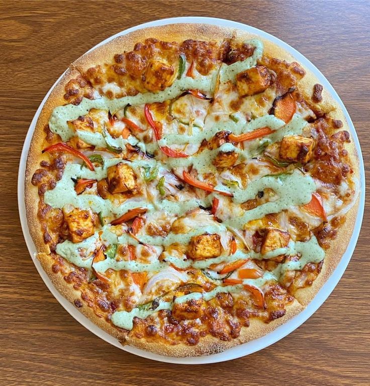 Chipotle Paneer Pizza