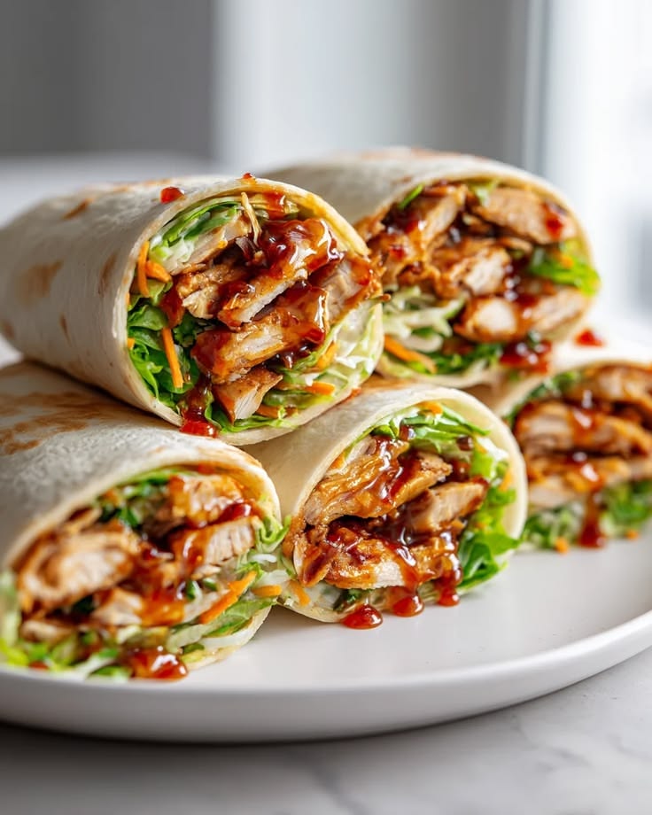 Korean Spicy Chicken Wrap