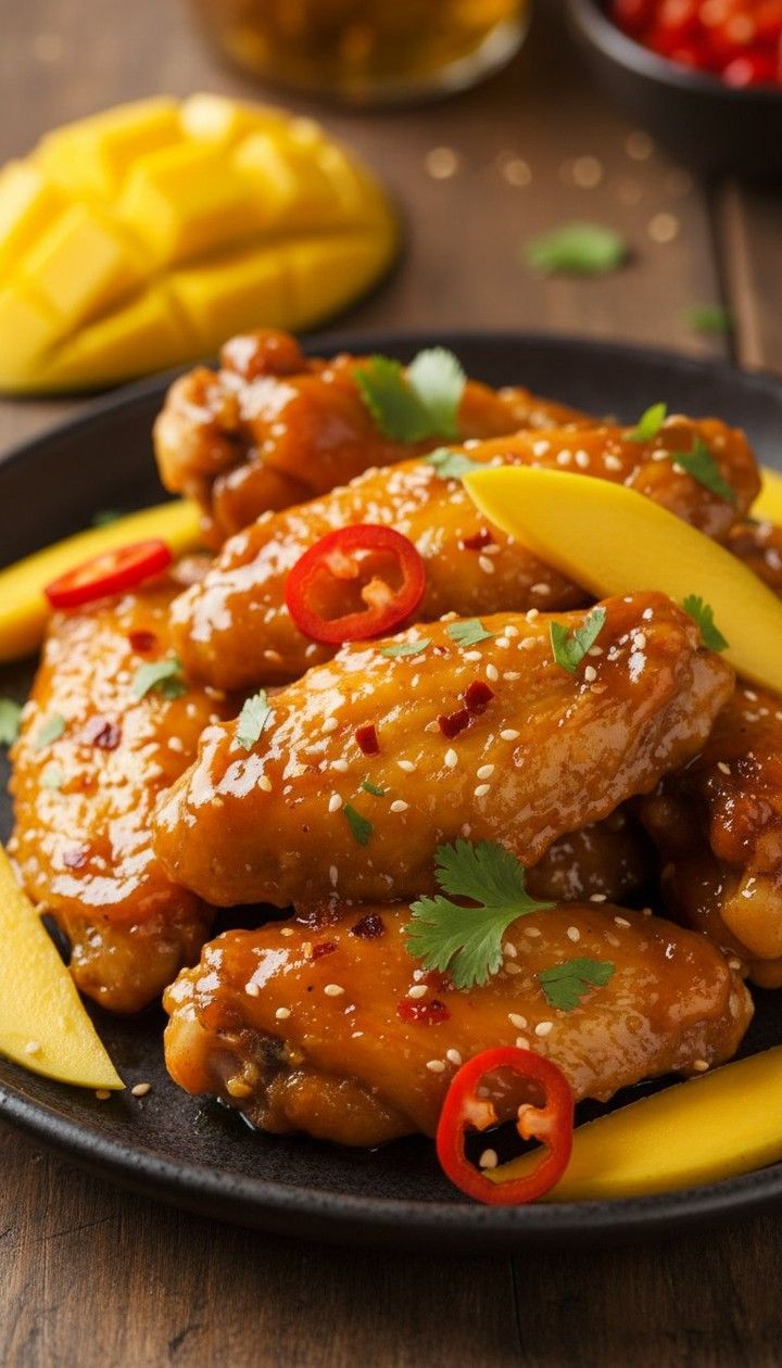 Mango Habanero Wings